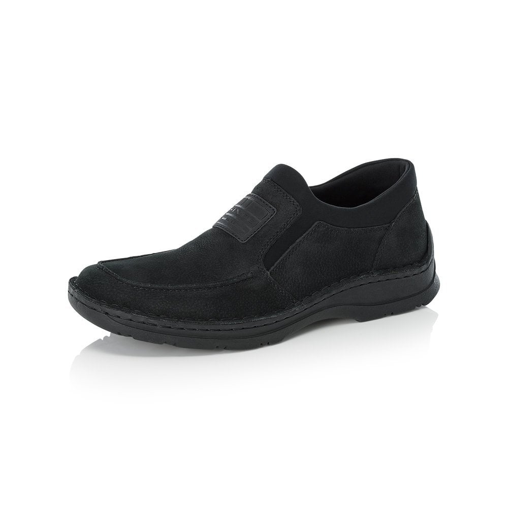 Rieker Skor Herr Svarta - Slip On Skor | 137964HWF